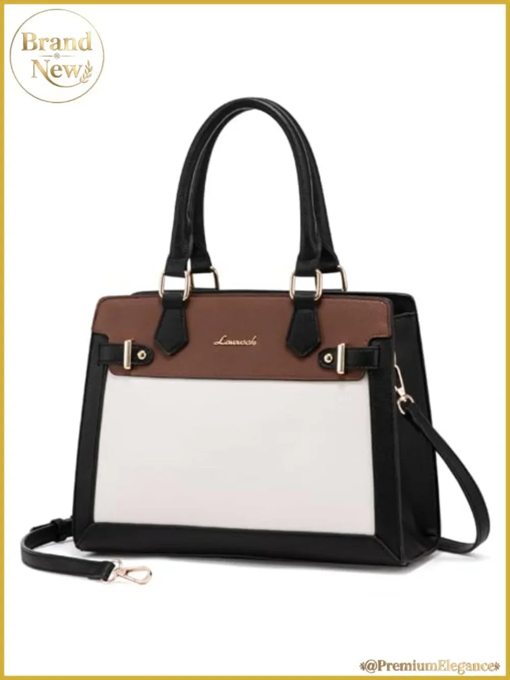 PU Leather Satchel Tote Shoulder Bag Women’s Handbag